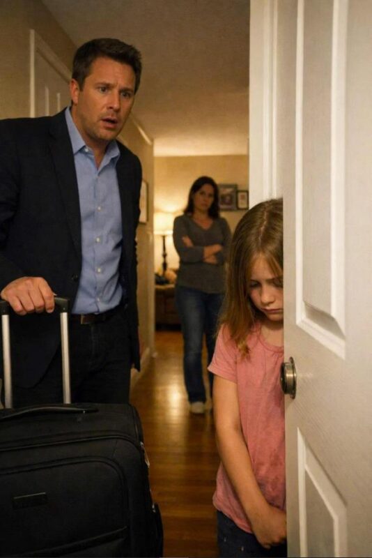 «Papà… mi fa così male la schiena che non riesco a dormire. La mamma ha detto che non posso dirtelo…»