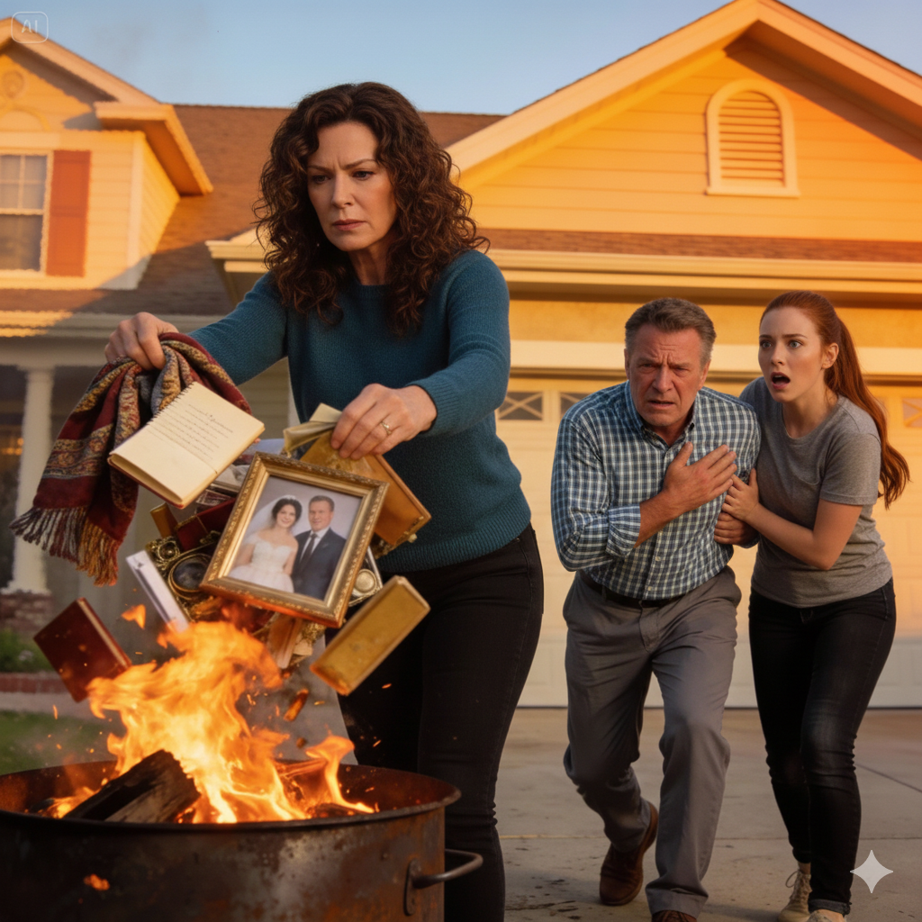 My stepmother burned all of my late mother’s belongings. My dad had a heart attack from the shock. So I made sure she faced everything she lit on fire — in court.