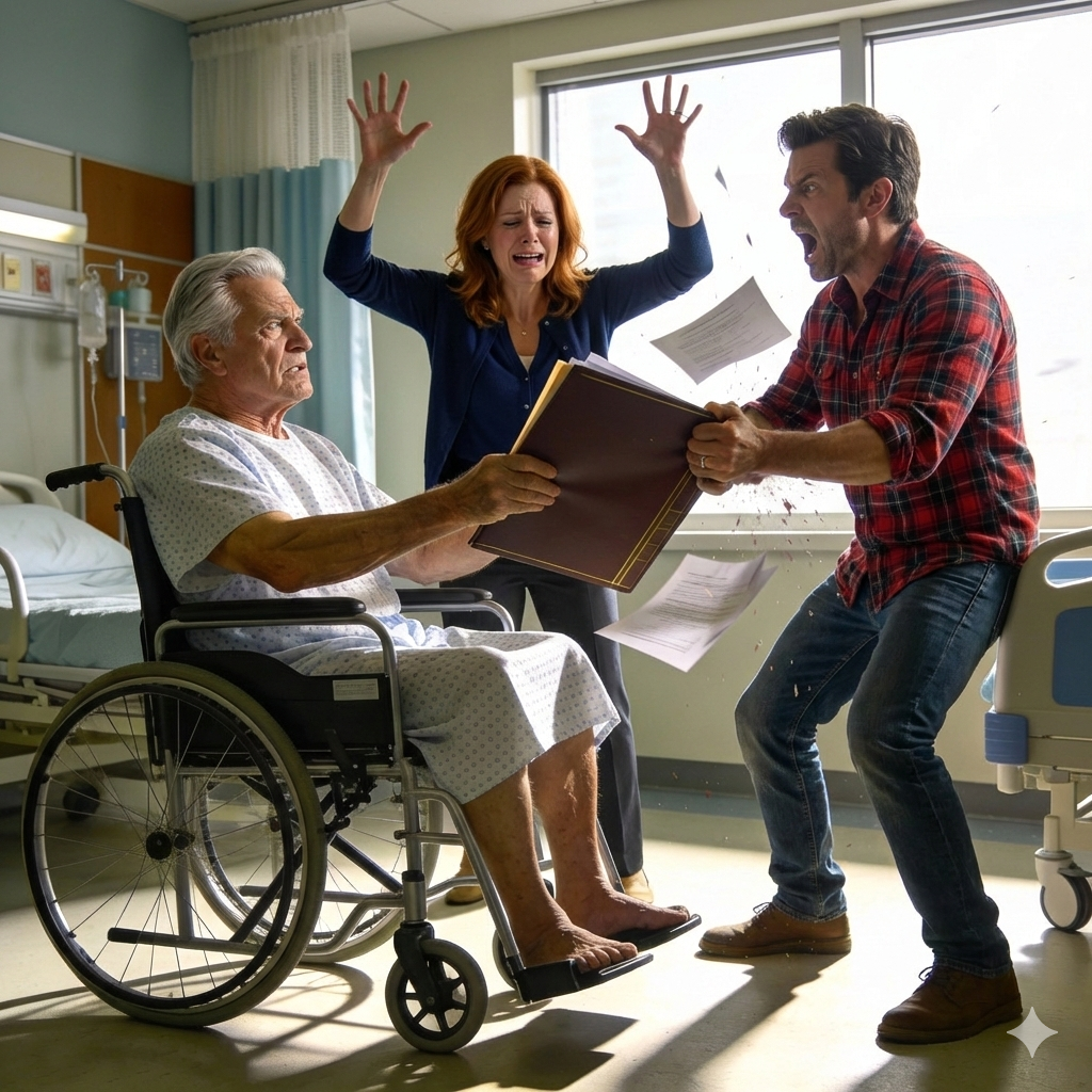 True Story They Thought Their Plan Was Perfect: Take My $2.1 Million And Ship Me Off To A Nursing Home. They Looked So Proud Of Themselves… I Said Nothing And Handed Them A Folder. They Started Screaming!