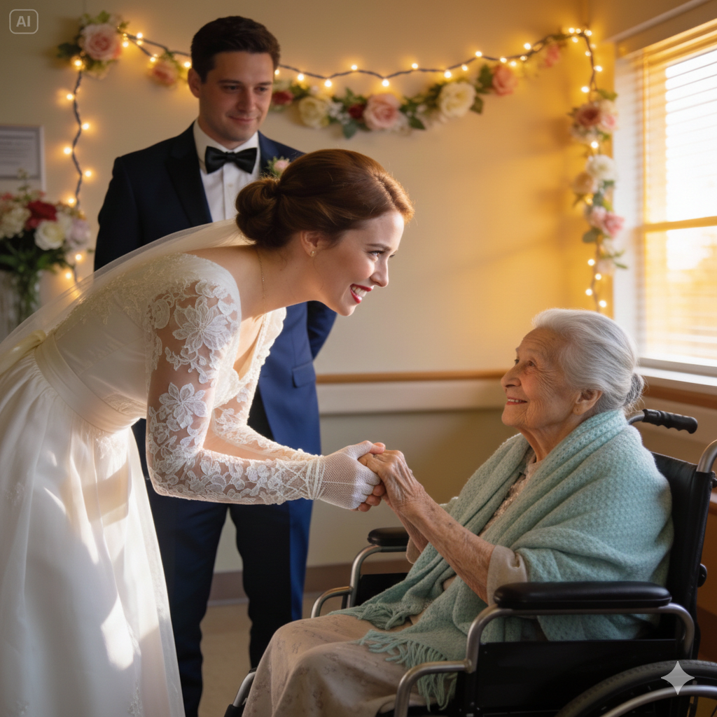 We held our wedding at a nursing home so Grandma could attend. My mom called it pathetic, my sister mocked it. But the next morning, they stormed into my house in panic.