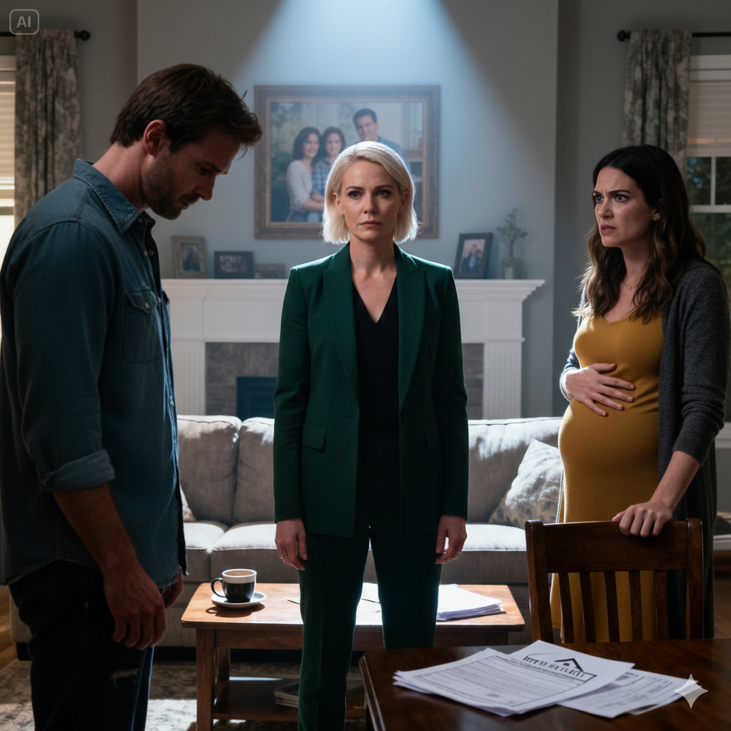 My sister looked at me and said, “I’m pregnant. It’s Ryan’s.” I laughed, waiting for the punchline—but my husband couldn’t meet my eyes. Days later, she added, “You should move out so we can be a family.” Then her voice cracked when she learned the truth: “What do you mean he owns nothing?” That’s when betrayal turned into desperation—and everything flipped.