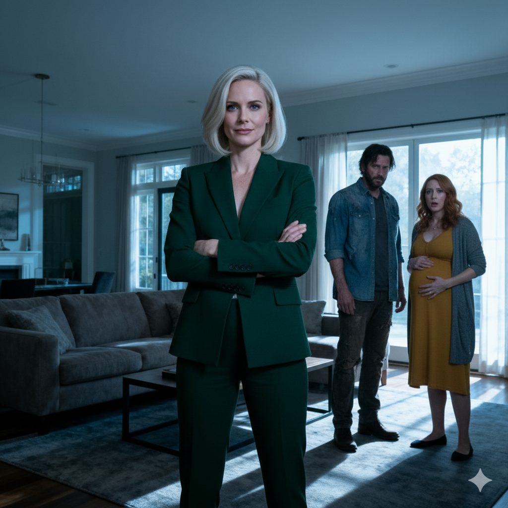 “I’m carrying his child,” my sister said, eyes defiant. My husband wouldn’t meet my gaze. Then she smiled and delivered the final blow: “You’ll leave, and we’ll raise this baby here.” I let her finish before speaking. “This house?” I said softly. “It’s mine. Every dollar in it.” Her face went pale—and I realized betrayal collapses fast when the truth walks in.