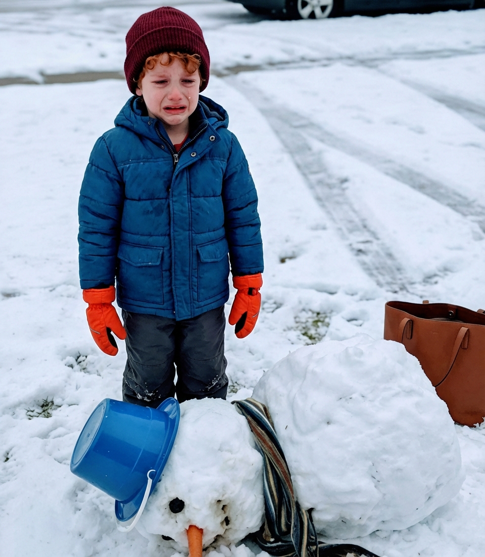 Quell’inverno, mio figlio di otto anni considerava un piccolo angolo del nostro cortile come il suo intero mondo.
