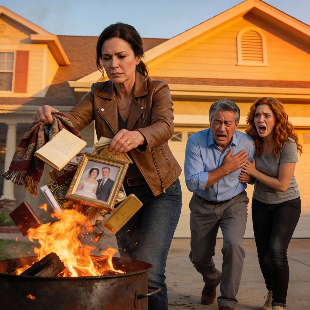 My stepmother burned all of my late mother’s belongings. My dad had a heart attack from the shock. So I made sure she faced everything she lit on fire — in court.