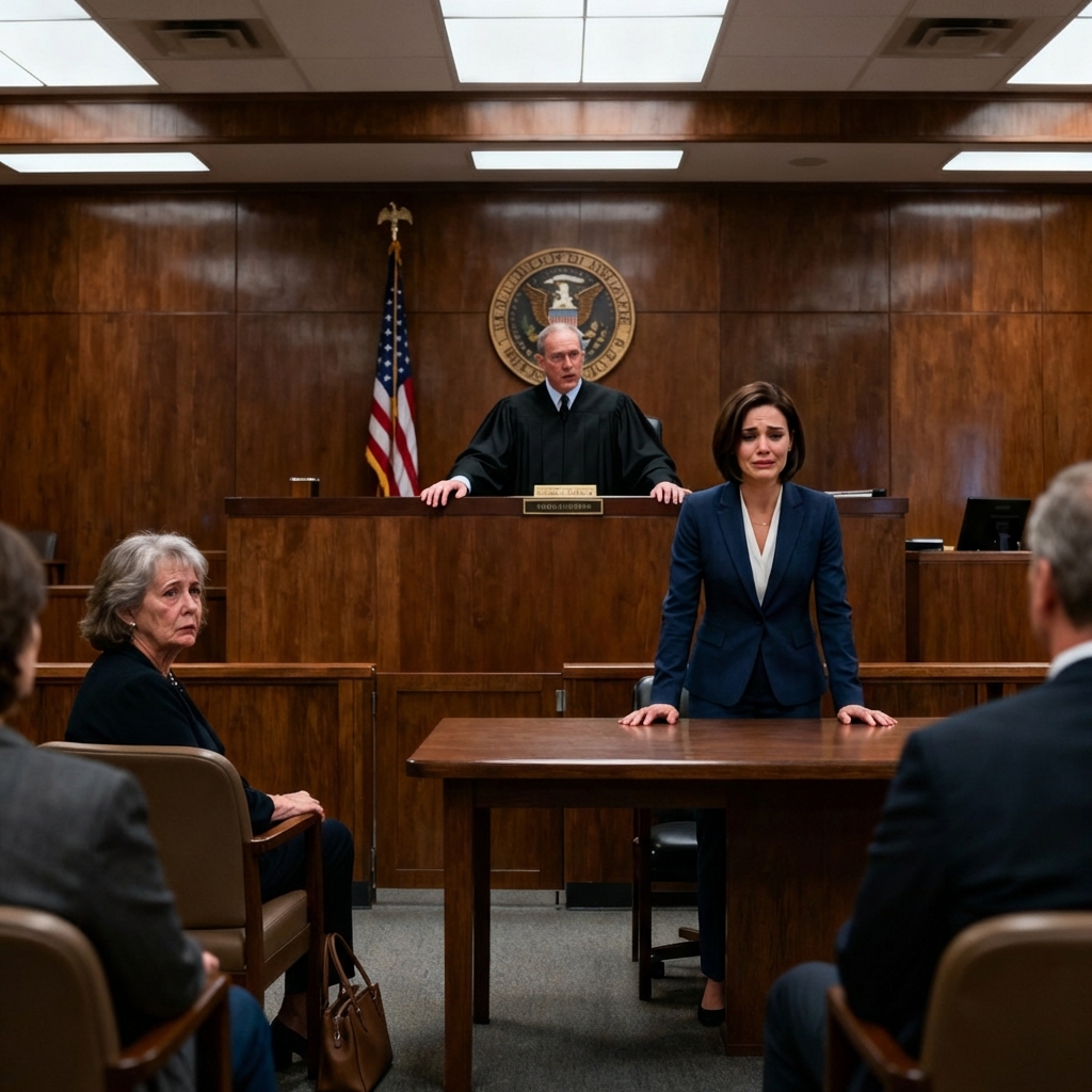 My own mother looked at the judge and said, ‘She can barely keep a job.’ The courtroom murmured as I felt my chest tighten