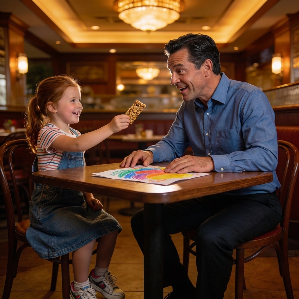 For seven years, a blind billionaire dined alone at the same table in silence. Then one evening, a cleaner’s daughter wandered in—and sat down. What followed changed both of their lives forever.