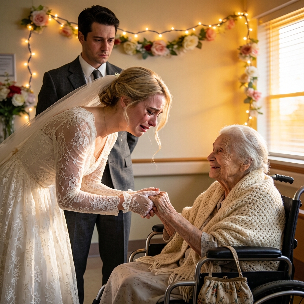 We held our wedding at a nursing home so Grandma could attend. My mom called it pathetic, my sister mocked it. But the next morning, they stormed into my house in panic.
