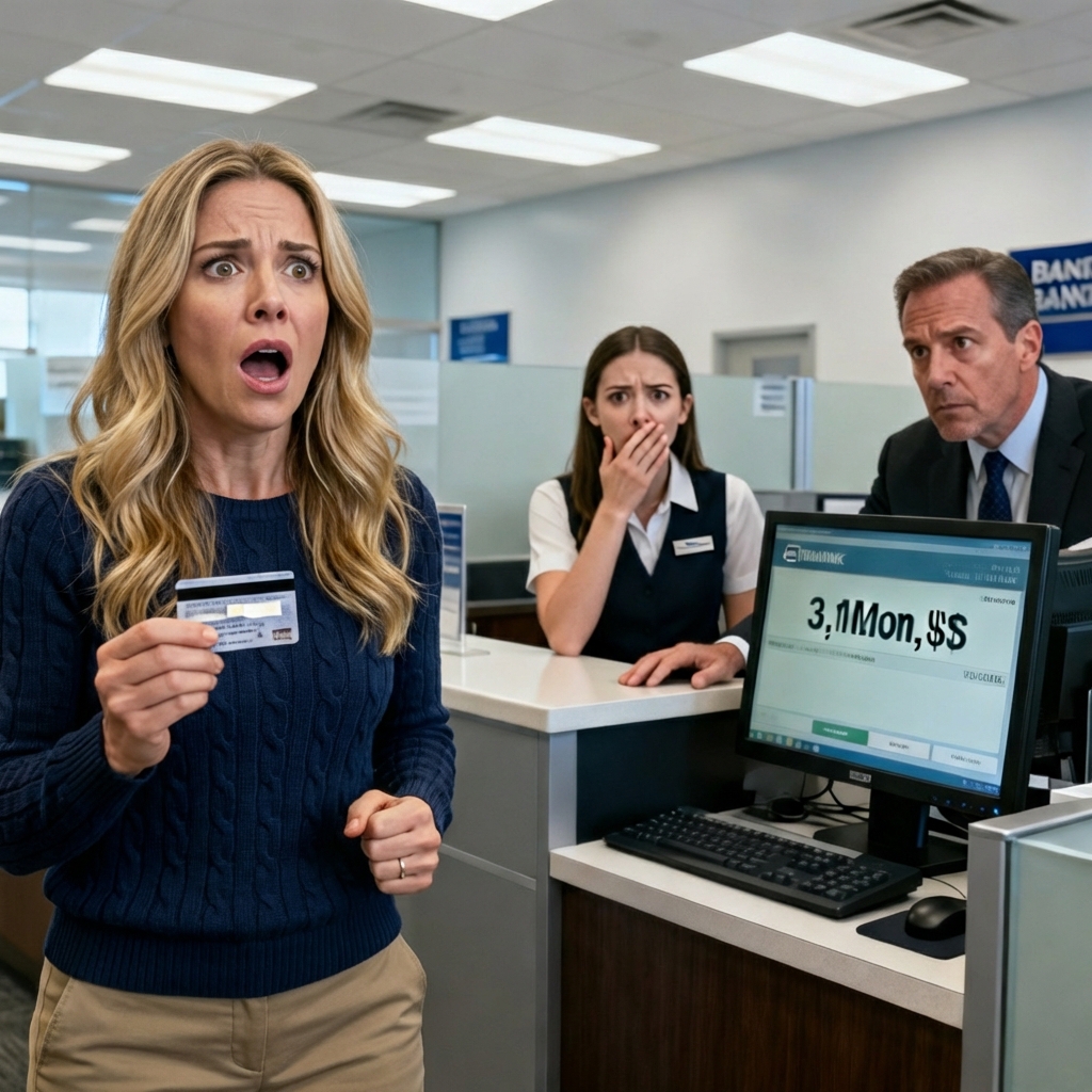 “Ma’am… you need to see this right now.” The banker turned his screen toward me—and my world collapsed. My father, the man who raised me on canned soup and secondhand shoes, had hidden over $3 million in secret accounts.