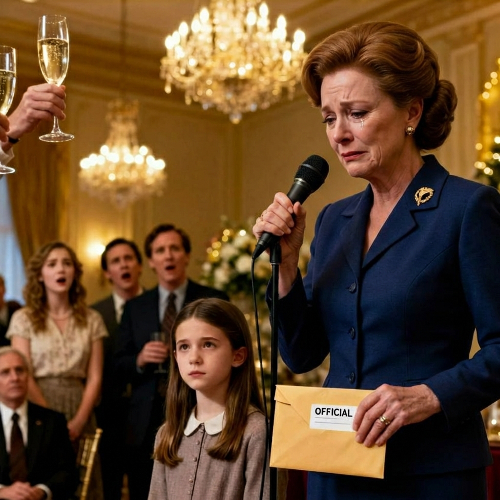 A una festa di famiglia, mia sorella pensò fosse divertente presentare mia figlia di dodici anni come la “nipote puzzolente”, vestita di abiti economici e senza futuro. I miei genitori risero insieme a lei, come se fosse la cosa più normale del mondo. Poi, la nonna si alzò, sorrise e annunciò che mia figlia era… e i loro volti persero ogni colore.