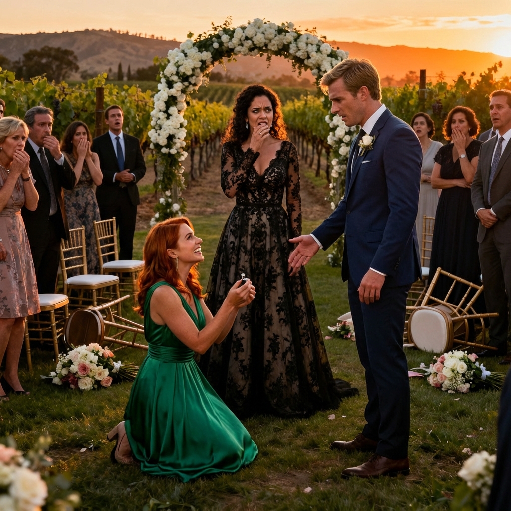 My stepsister proposed to my fiancé at my own wedding—and he said yes. They married two months later while my family told me to “move on.” Years after destroying my life, she showed up at my door with nothing left.