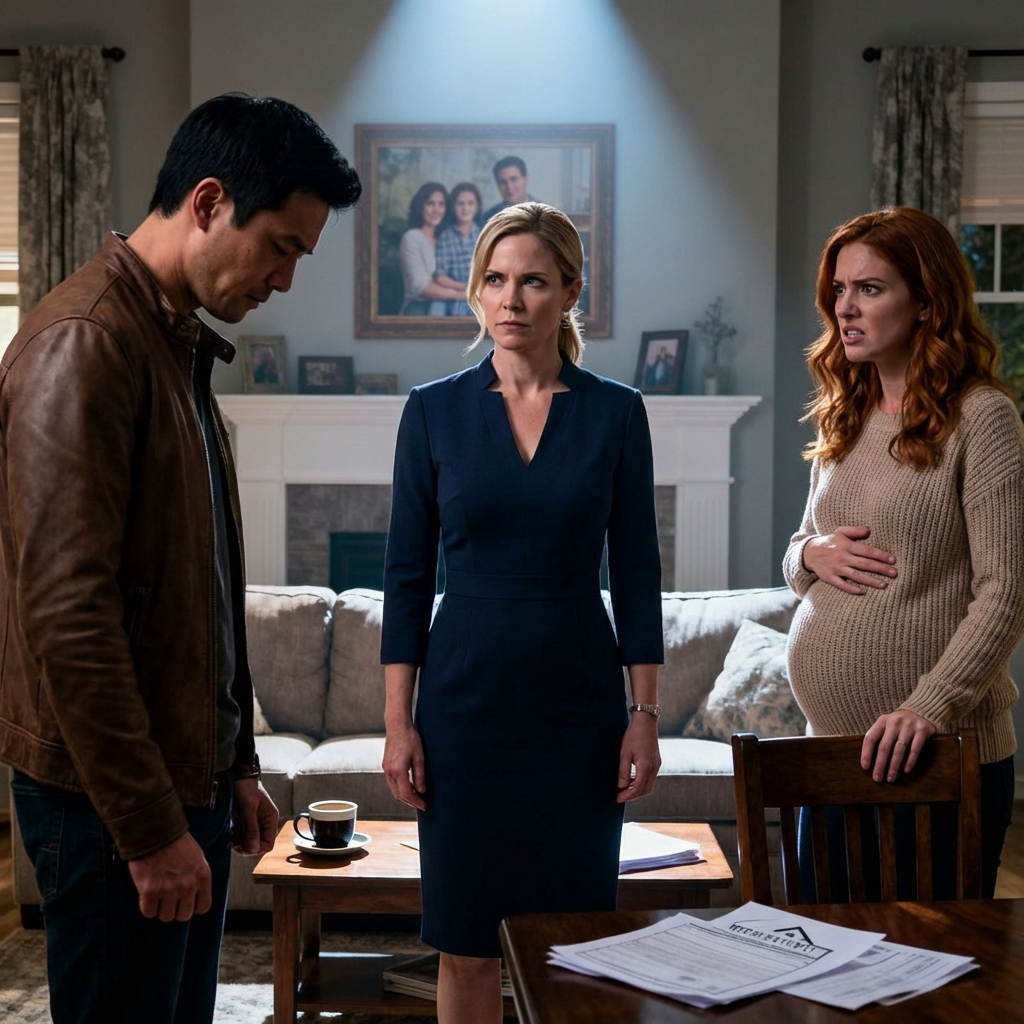 My sister looked at me and said, “I’m pregnant. It’s Ryan’s.” I laughed, waiting for the punchline—but my husband couldn’t meet my eyes. Days later, she added, “You should move out so we can be a family.” Then her voice cracked when she learned the truth: “What do you mean he owns nothing?” That’s when betrayal turned into desperation—and everything flipped.