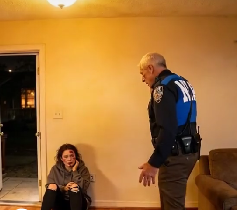 My daughter collapsed at my door, beaten and sobbing, “He did it… for his mistress.” I didn’t say a word. Just put on my old badge, called an old friend, and said: “The plan starts now.”