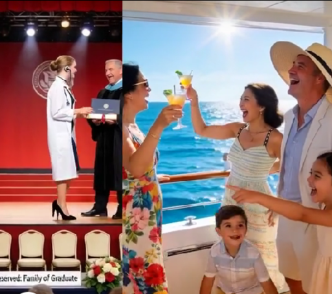 I spent $12,000 to fly my family to my graduation — they chose a cruise instead and said, ‘You’re not a real doctor anyway.’ So I sent them photos of their empty seats… and told my story to the world.I deleted the voicemail. Then blocked her number.  Not out of anger. That would have been easy. This was precision. I’d spent four years of medical school surrounded by people who believed in me. Professors, friends, even patients during rotations. My family? They believed in nothing unless it revolved around them. I finally saw it for what it was.   I paid for their flights, hotels, and rental cars—but never bought cancellation insurance. I wanted them there so badly, I didn’t give myself an out.  They didn’t hesitate to take the money. They even thanked me—at first. And then… silence, until cruise selfies surfaced two days before the ceremony.  They made a choice.  So I made mine.  A week after graduation, I moved to Seattle to begin residency at Harborview. My things shipped in a U-Haul. The only personal photo I took was of those empty VIP seats.  It sat framed on my desk.  recommended by    Brainberries Camera bắt trọn khoảnh khắc khiến ai xem cũng “nổi da gà” The texts kept coming—from June, Aunt Clara, even my dad, who’d been divorced from my mom for years but had apparently heard about the drama. One after the other:  “You’re being dramatic.” “So you’re going to punish your mother forever?” “We’re family, Riley.” “Grow up.”  I said nothing.  Then, one day, an email from my cousin June.  Subject: “You’re so high and mighty now.”  It was a screenshot—she’d posted my graduation photos with a caption: “When your family pays for your dreams and you forget where you came from.”  Over 100 comments. People I barely knew, dragging me for being “cold” and “ungrateful.”  I didn’t reply.  Instead, I emailed the cruise company, used my booking receipts to get the ship’s itinerary, then contacted a small podcast that investigated family estrangements. I shared everything—texts, receipts, photos. They made it into a 40-minute episode titled:  “The Doctor Whose Family Ditched Her Big Day.”  It went viral.  My name was never said—but my voice was. Clear, calm, and devastating. And people recognized me.  June deleted her post. Aunt Clara shut down her Facebook. My mom… she sent a handwritten letter to the hospital. I never opened it.  recommended by    Sức Khỏe Nam Giới Tuổi 60 sung mãn khiến vợ bất ngờ, thì ra đây là bí quyết! Instead, I gave it to my therapist.  Eight months into residency, I was on a 30-hour shift when I got paged for a non-emergency visitor. I came down, assuming it was one of the med students shadowing me.  It was my mother.  She looked smaller than I remembered. Not physically—just… shriveled. Eyes red-rimmed. Shoulders tense.  I didn’t speak. She started.  “Riley, I took a train here. I didn’t know if you’d see me.”  I stayed silent. She reached into her bag and pulled out a photo—me as a little girl, wearing a plastic stethoscope.  “I found this last month. Your grandma took it. You were four. Said you wanted to fix hearts.”  I let the silence stretch.  “I failed you,” she said, voice cracking. “I let Clara run that trip. She booked it during my night shift. I thought we could fly in after two days. When you sent those pictures…” She stopped, swallowing hard. “I knew we’d lost something we couldn’t fix.”  I finally spoke. “You didn’t just miss it. You mocked it.”  “I know,” she whispered. “It was easier to pretend it didn’t matter than to admit how much I hate that you did it without us.”  “That was the point.”  She looked up. “Riley… can we try again?”  I crossed my arms. “Do you know how many code blues I’ve seen this month? How many families got two minutes to say goodbye before a curtain closed?”  Her eyes filled with tears again.  “I can’t go back,” I said. “But I’m not angry anymore. Just done chasing people who’d rather be somewhere else.”  She reached out. I didn’t take her hand. But I didn’t pull away when she stood, kissed my cheek, and whispered, “I’m proud of you.”  That night, I unblocked her number.  She hasn’t called.  But maybe she will.  And if she does—I’ll decide then.