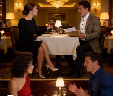 I found out my husband booked a candlelit dinner for his mistress — so I reserved the next table and brought her husband with me. He turned pale when I said, “Don’t worry, we won’t interrupt your night.”