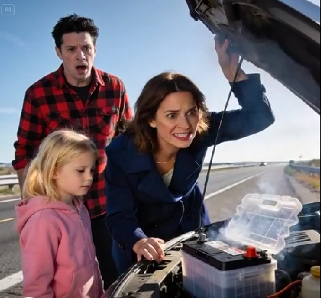 During a family trip, my daughter claimed her late grandfather was warning us to pull over. We opened the trunk out of pure fear. What we discovered was far more real—and far more dangerous—than anything supernatural.