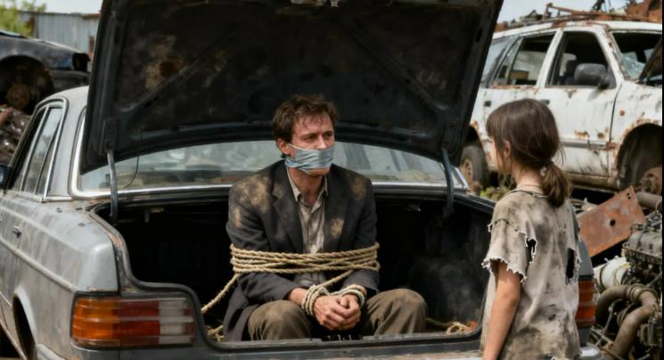 Una ragazza povera trova un milionario rinchiuso nel bagagliaio di un’auto — la sua reazione quando vede il suo volto cambia tutto