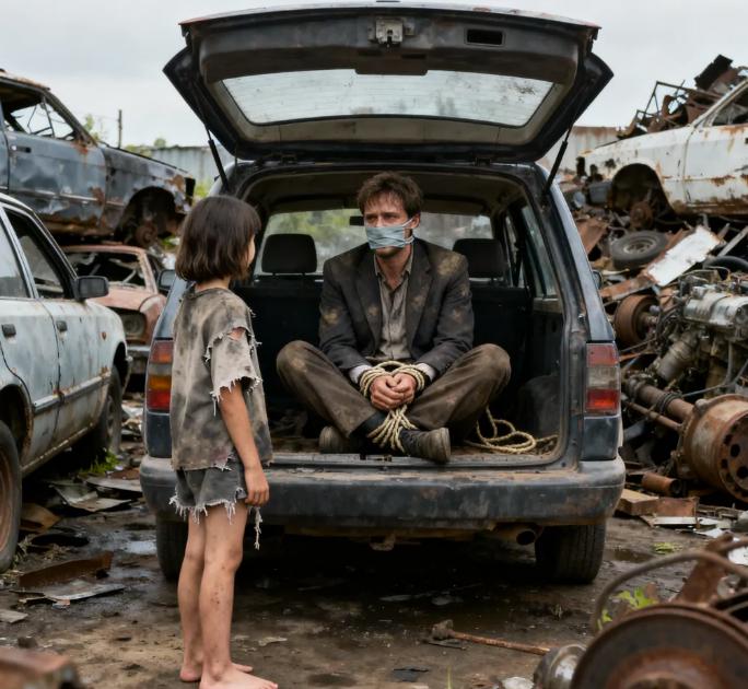 Una ragazza povera trova un milionario rinchiuso nel bagagliaio di un’auto — la sua reazione quando vede il suo volto cambia tutto