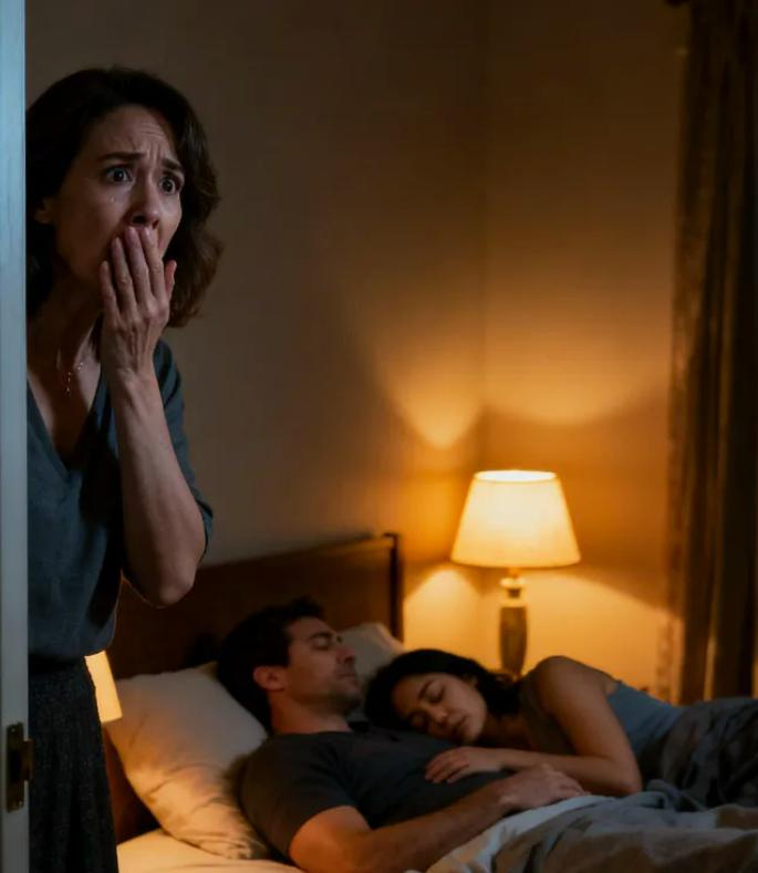 Tre anni di matrimonio… e ogni notte suo marito dormiva con sua madre. Una notte, decise di seguirlo.