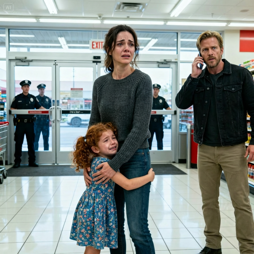 A little girl hugged me in a grocery store and called me “Mommy.” Minutes later, her father pointed at me and said, “It’s her. She finally came back.” But when they showed me the missing-person flyer… it was my face.