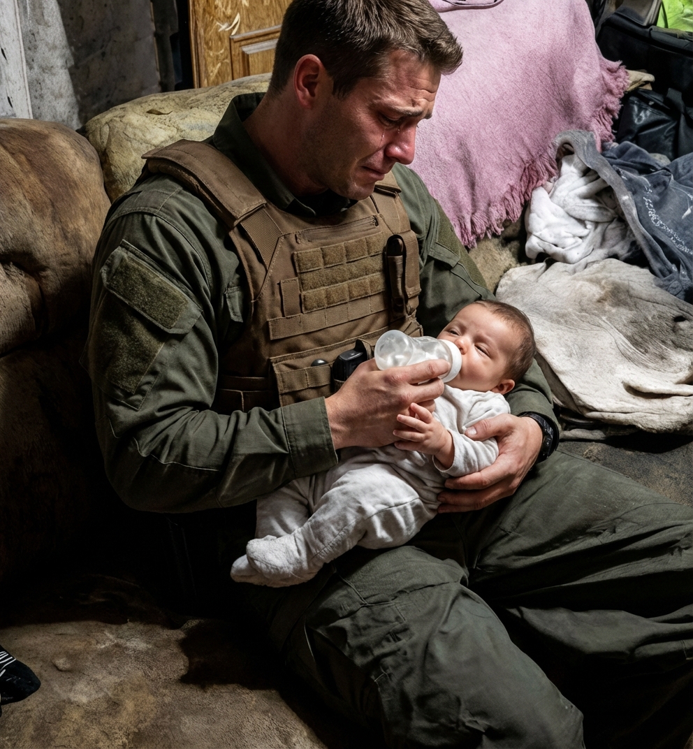 Trovai un neonato affamato accanto a una donna svenuta: anni dopo mi premiò con una medaglia sul palco