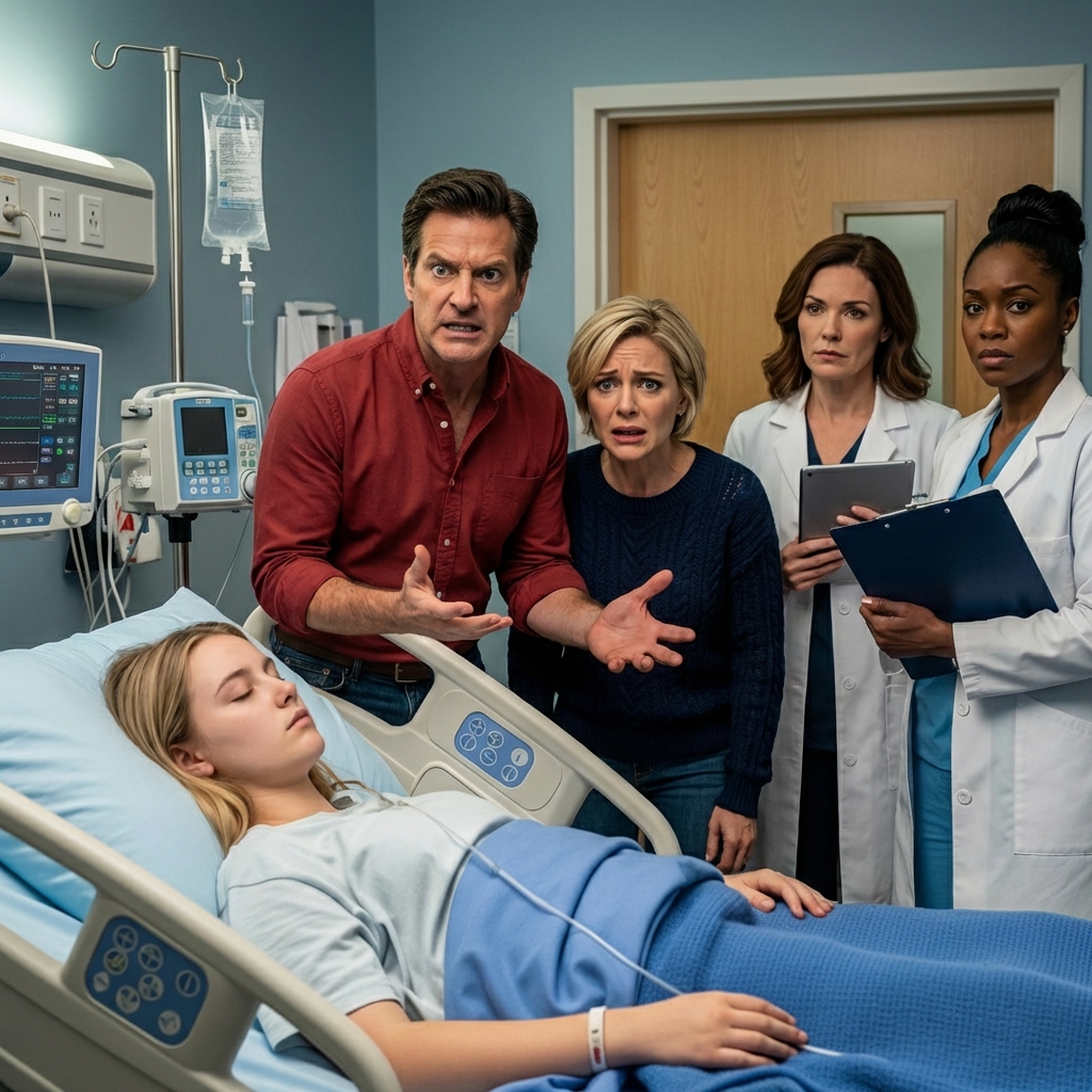 From my hospital bed, I heard my parents discussing my organs as if I were already gone… They didn’t know I was awake—or that I still had a choice to make.