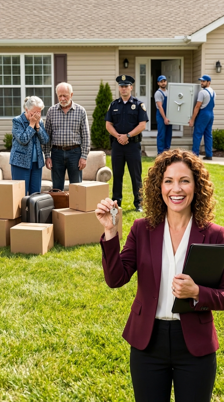 «La gente come te non può possedere una proprietà», sogghignò mia madre mentre i miei genitori irrompevano sul mio portico con l’agente immobiliare in mano. Le dissero che stavo solo occupando abusivamente la casa della mia defunta zia, litigarono per i prezzi degli annunci immobiliari proprio davanti a me e mi diedero due settimane per andarmene. Non discussi. Non spiegai. Bevvi solo un lento sorso di caffè e aprii un file sul telefono. Alla fine del mese, ero proprietario della loro casa. Ora stanno bussando alla mia porta. «Natalie! Apri. Dobbiamo parlare.»