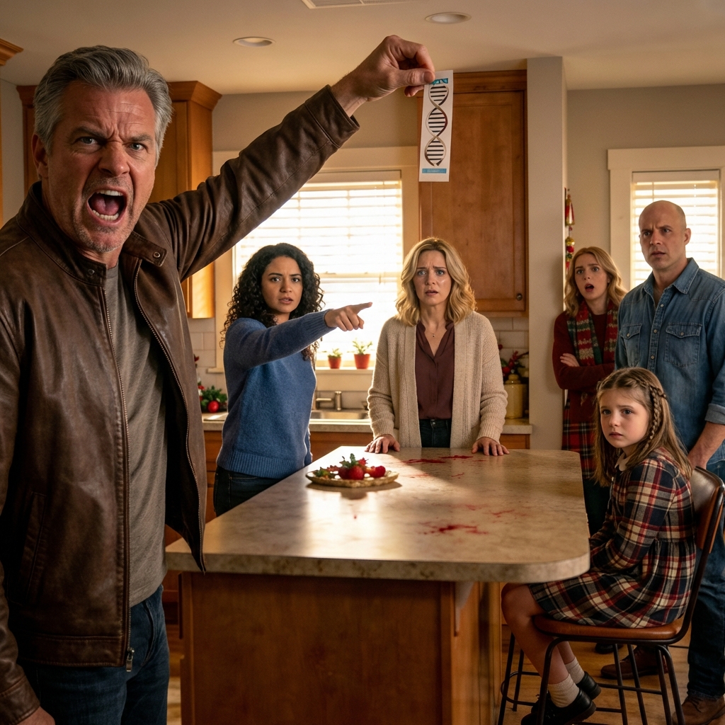 My husband publicly accused me with a paternity test in front of our entire family. But our 19-year-old daughter didn’t panic—she calmly exposed the second test kit and the child my husband had brought to the gathering. What happened next shattered every assumption in the room.