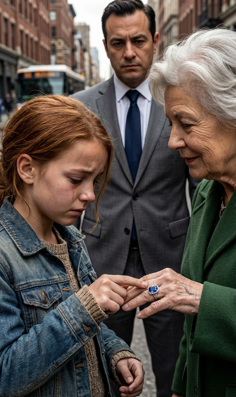 «Mia madre ha lo stesso identico anello»: la bambina mendicante che ha paralizzato una milionaria e ha rivelato un segreto rimasto sepolto per 13 anni.