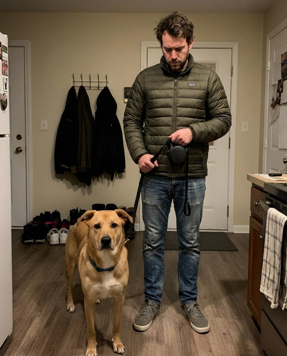 Mio marito portava il nostro cane a “passeggiare” per tre ore ogni notte… finché non ho controllato il GPS di Daisy e mi si è chiuso lo stomaco