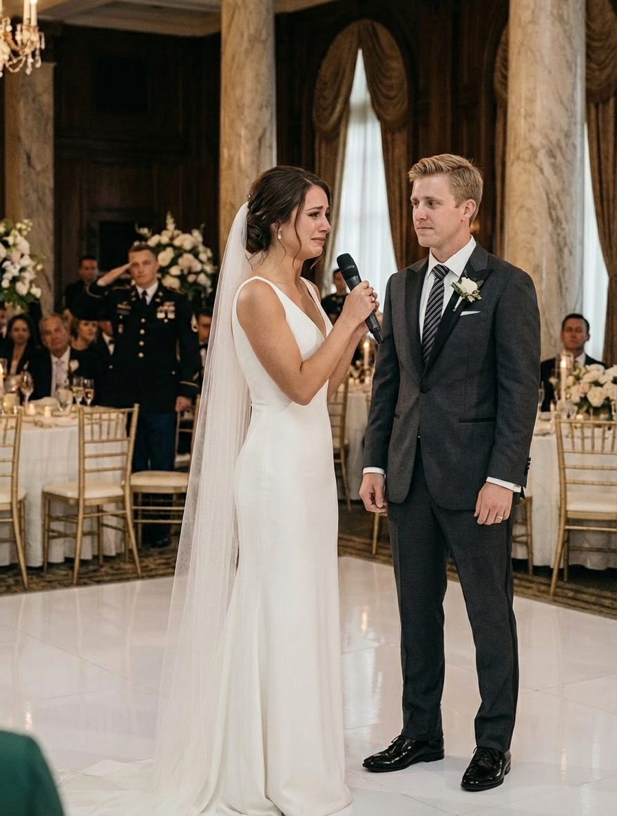 «È così noiosa», mi ha derisa mia sorella al suo matrimonio. Poi il suo sposo si è paralizzato. È corso da suo padre, un generale a 4 stelle. Ha sussurrato: «Papà… è lei. La leggendaria soldatessa…» Il generale si è alzato immediatamente e mi ha salutata. «Signora», ha detto. «L’onore è nostro ad averla qui.» IL MONDO DI MIA SORELLA È CROLLATO.