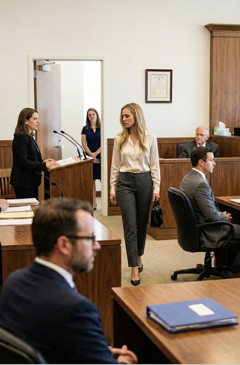 Quando ho affrontato mio marito e la sua amante in tribunale, il mio avvocato ha detto: “Vostro Onore, un testimone in più.” La stanza è diventata silenziosa. Il mio petto si è bloccato — “No… Non può essere,” ho sussurrato. Il sorriso di mio marito è svanito quando ha visto chi sarebbe entrato…