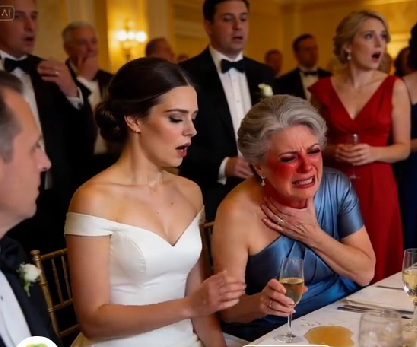 At our reception, my mother-in-law whispered, ‘To unexpected beginnings,’ then drank from the glass meant for me. When she collapsed mid-toast, I just kept smiling. After all, I had watched her pour the trap herself.