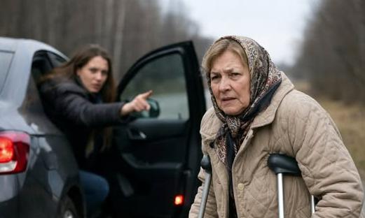 “Esci dalla macchina. Immediatamente”, disse la nuora, fermando l’auto in mezzo alla strada e dando un calcio alla suocera, che era sulle stampelle….