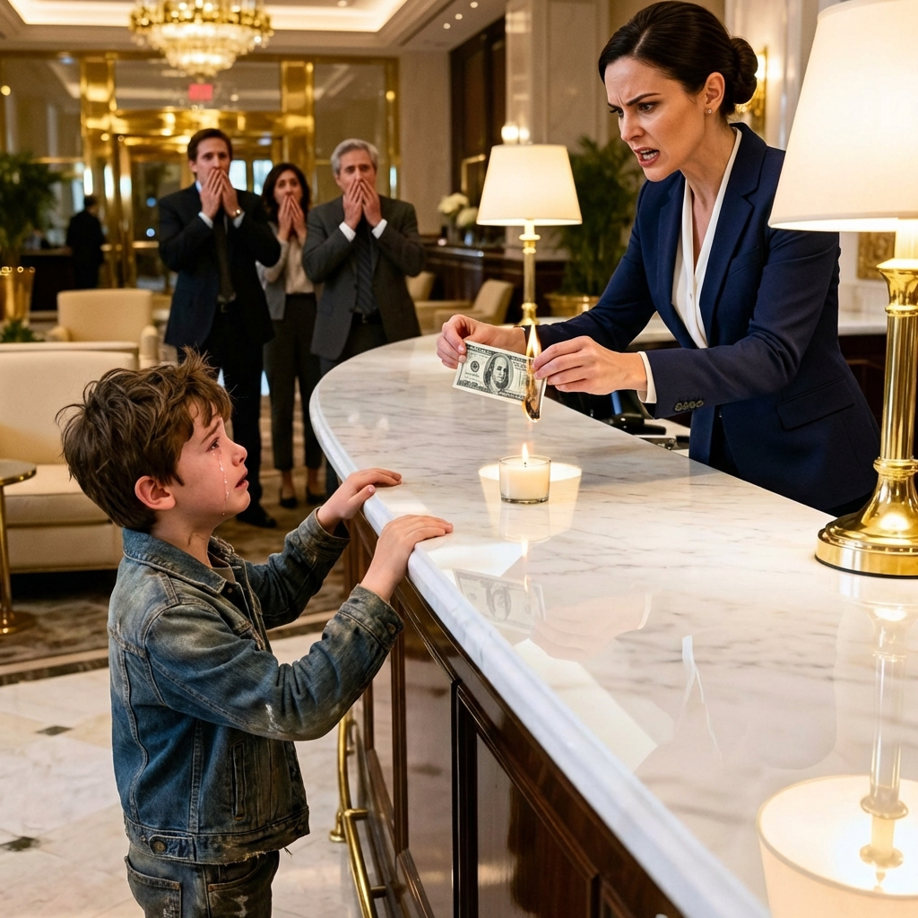 Il direttore ha distrutto la sua unica speranza pensando che fosse spazzatura… senza sapere che il proprietario della banca era seduto proprio dietro di lei.