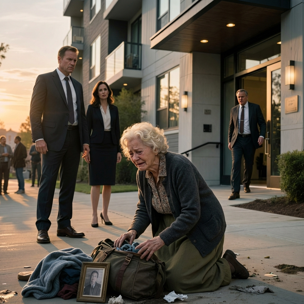 Calpestarono le sue cose perché era “povera”, convinti che non avesse valore e che nessuno l’avrebbe difesa. Le sue borse giacevano sparse sul pavimento mentre la gente voltava lo sguardo. Non protestò, non rivelò chi fosse. Ma quello che non sapevano era che quella donna era la madre del proprietario. L’umiliazione che avevano inflitto sarebbe tornata presto a loro in un modo che non si sarebbero mai aspettati.