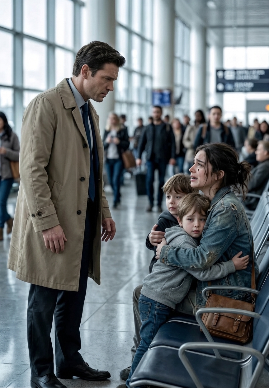 Ha licenziato la sua domestica sei anni fa. Oggi, l’ha vista all’aeroporto, tremante, con due bambini piccoli. Poi il bambino ha alzato lo sguardo e ha sorriso, e l’intero mondo del milionario è crollato.