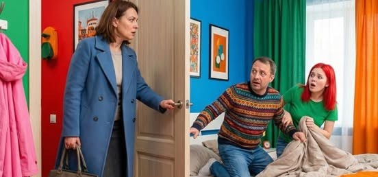 La moglie tornò una settimana prima e la prima cosa che fece fu bloccare tutte le carte del marito e cambiare le serrature.